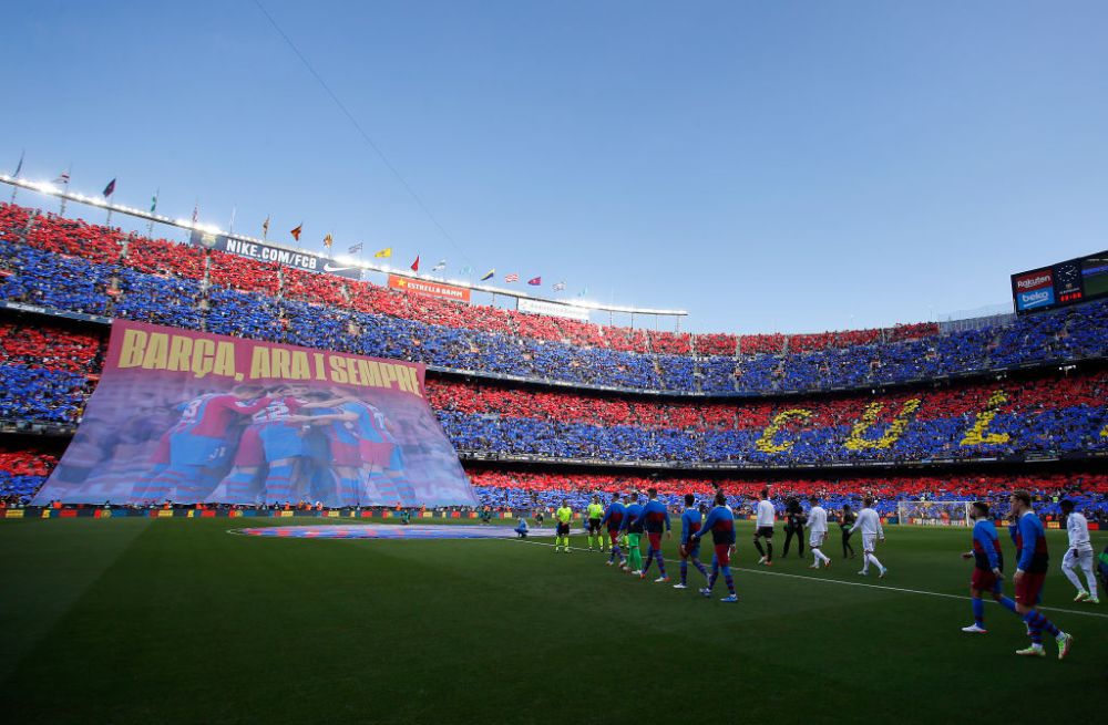 „Acum și pentru totdeauna!” Coregrafie spectaculoasă pe Camp Nou pregătită de suporteri _4