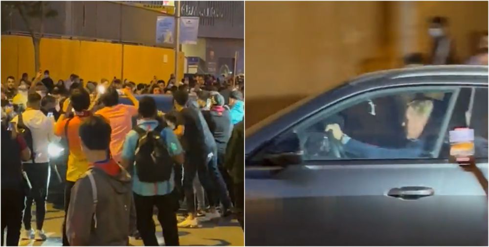 Koeman, asaltat de fanii furioși la ieșirea de pe Camp Nou! I-au lovit mașina cu pumnii și picioarele! Imaginile momentului_4