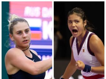 
	Nu au împreună 40 de ani! Emma Răducanu (18 ani) și Kostyuk (19 ani) se bat pentru o semifinală cu Simona Halep la Cluj
