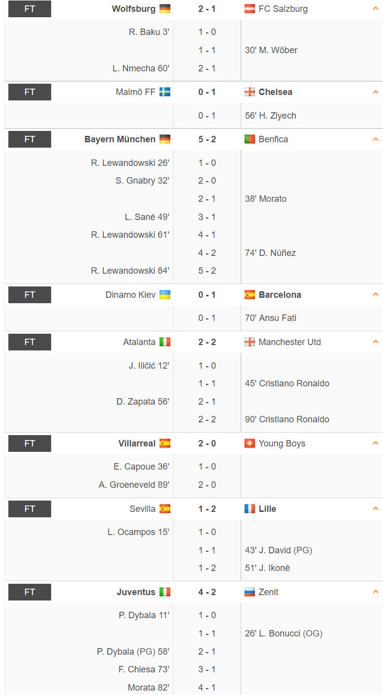 LIGA CAMPIONILOR | Atalanta - United 2-2, Bayern - Benfica 5-2 | Ronaldo, erou în Italia! Lewa, trei goluri spectaculoase_6