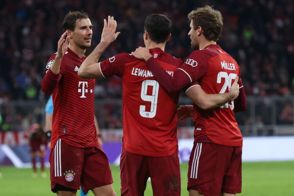 Bayern Munchen, lecție de fotbal cu Benfica. A marcat cinci goluri spectaculoase: Lewa, reușită din pasa lui Neuer_5