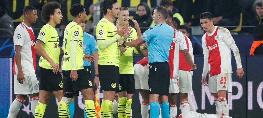 Borussia Dortmund Ajax Amsterdam Liga Campionilor Mats Hummels michael oliver