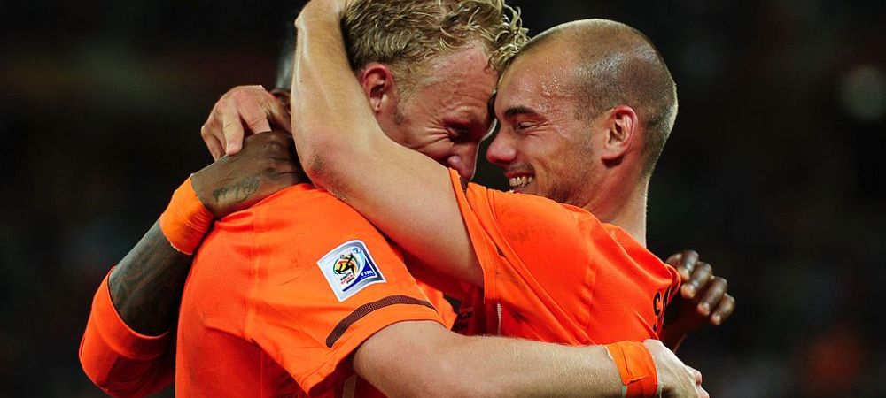 Wesley Sneijder Campionatul Mondial din 2010 Dirk Kuyt Olanda
