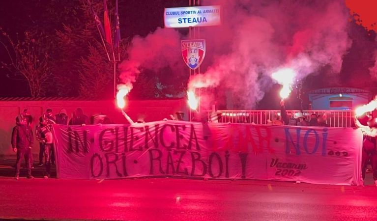 Oficialii Clubului Sportiv al Armatei, avertizați de Peluza Sud: „În Ghencea doar noi, ori război!”_2