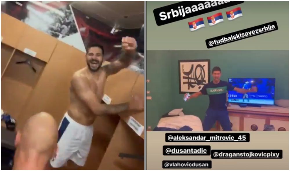 E sărbătoare în Serbia: jucătorii au făcut show în vestiare, reacția lui Novak Djokovic a devenit virală în timp record_3