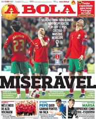 "Rușine mondială", "Mizerabilii"! Presa din Portugalia pune la zid naționala după ratarea calificării directe la Mondial _11