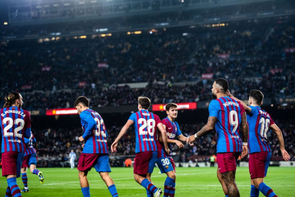 FC Barcelona, prima victorie cu Xavi pe bancă. Cum a reacționat tehnicianul catalanilor la golul marcat de Depay_5