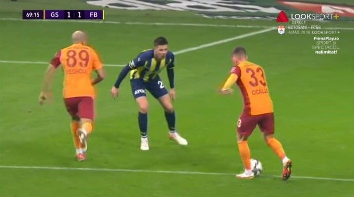 Galatasaray - Fenerbahce 1-2 | Moruțan, pasă decisivă de gol. Crespo dă lovitura Galatei în minutul 94_7