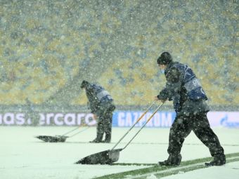 
	Imagini spectaculoase de la Kiev! Condițiile grele în care echipa lui Mircea Lucescu dispută duelul cu Bayern
