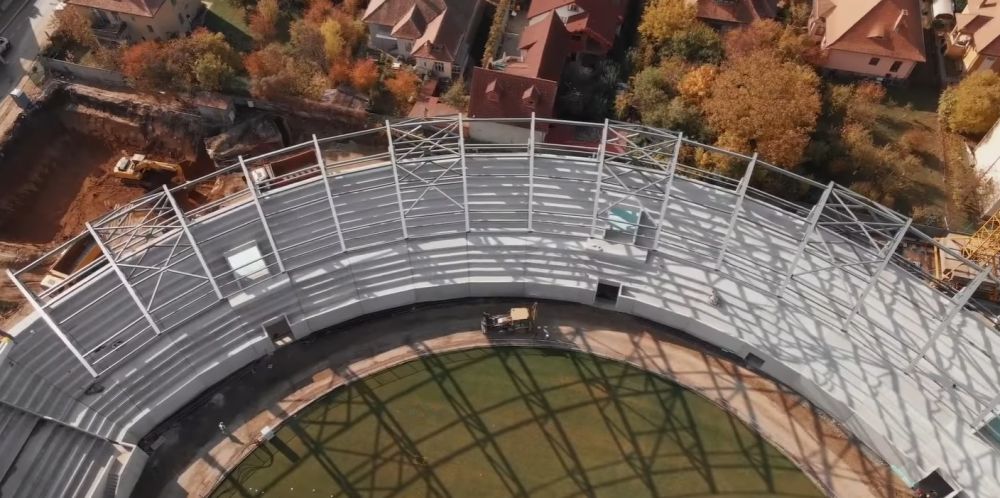 Imagini spectaculoase de la Sibiu! Renovarea stadionului se apropie de final_10