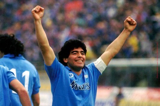 Diego Armando Maradona Argentina Napoli Ole Serie A