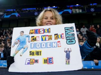 &bdquo;Messi, poți să iei tricoul lui Foden pentru mine?!&rdquo; :)) Mesajul serii în Champions League! Reacția jucătorului&nbsp;