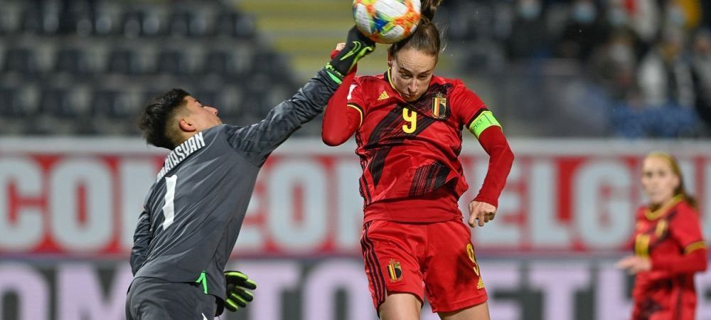 fotbal feminin Amber Tysiak armenia Belgia Tessa Wullaert