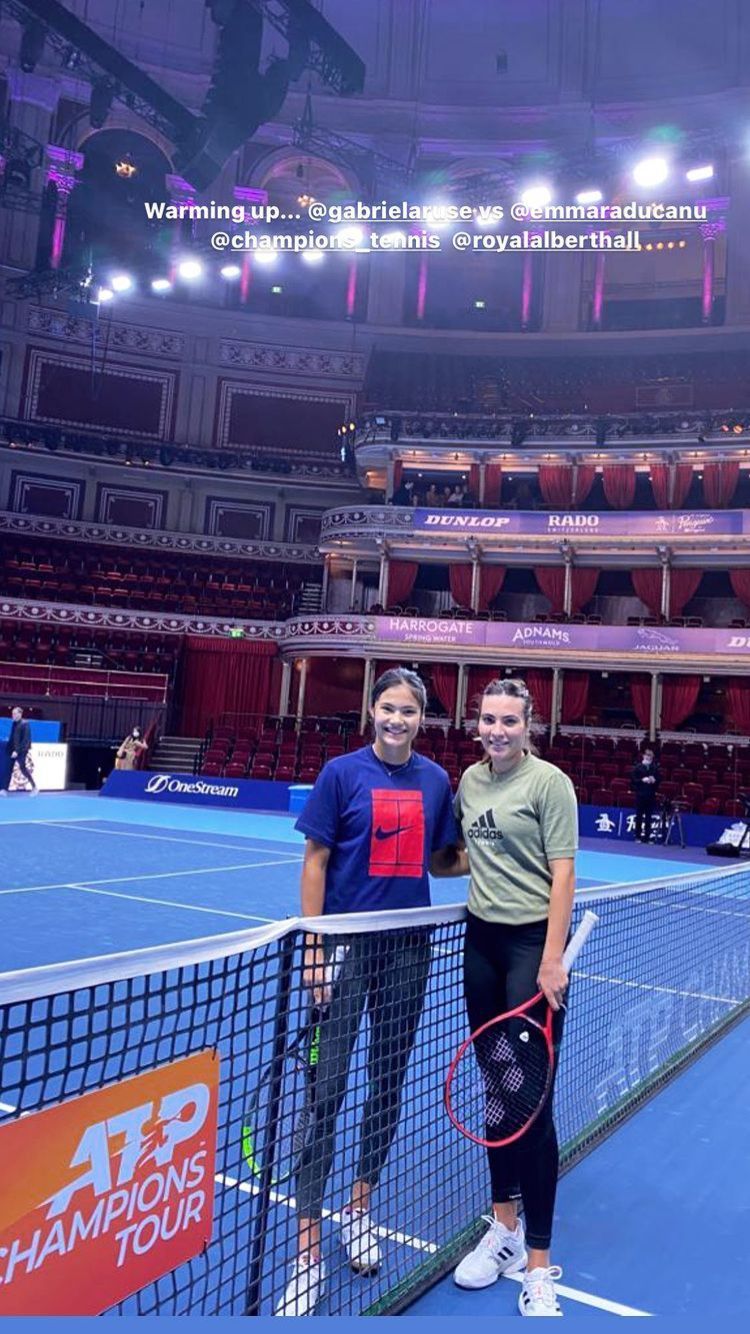 Regal de tenis! Gabriela Ruse și Emma Răducanu au jucat puncte de pe altă planetă în demonstrativul din Londra_2