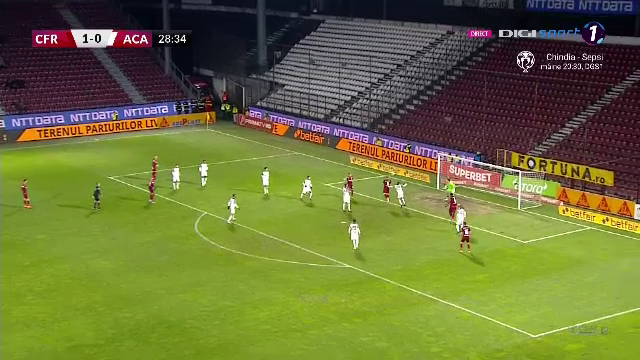 CFR Cluj - Academica Clinceni 2-0! Costache, omul meciului! Gol și pasă de gol pentru atacantul lui Petrescu_6