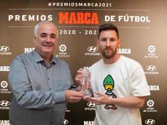 
	Messi, la ultimul trofeu câștigat în La Liga! Argentinianul a fost premiat pentru sezonul trecut
