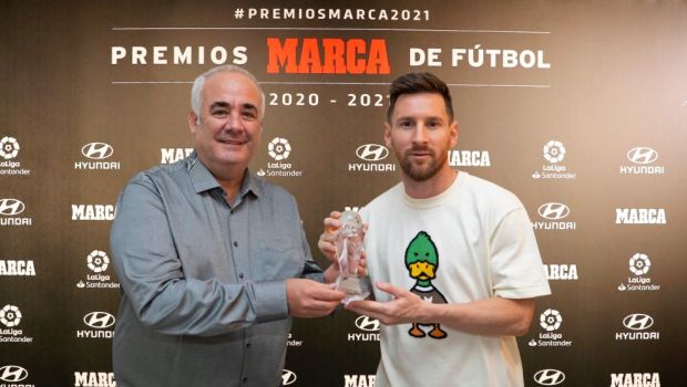 
	Messi, la ultimul trofeu câștigat în La Liga! Argentinianul a fost premiat pentru sezonul trecut

