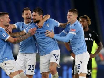 
	Lazio - Udinese 4-4. Meci cu opt goluri, trei eliminări și multă tensiune. Ștefan Radu a reapărut în echipa lui Sarri
