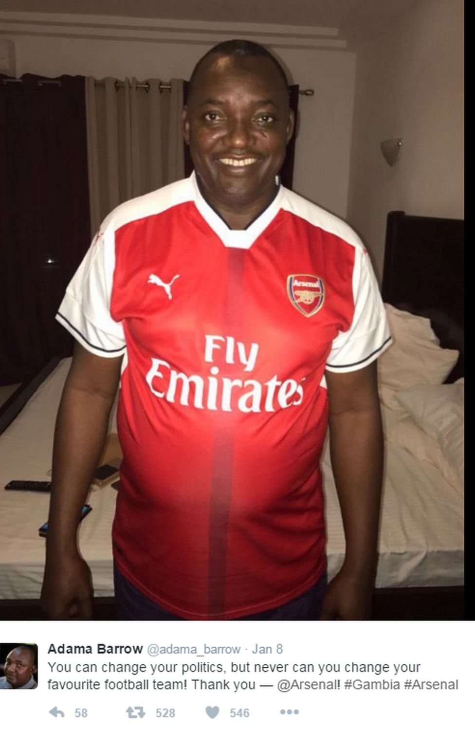 Fanul lui Arsenal care din agent de pază în Londra a devenit președintele țării. E bigam și a trecut printr-o tragedie_2