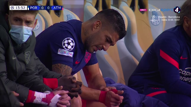 13 cu ghinion pentru Suarez! Uruguayanul a părăsit terenul în lacrimi după ce s-a accidentat, cu Porto_2