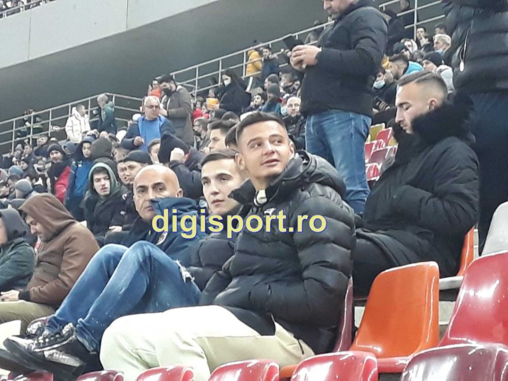 Jucătorul dorit de Gigi Becali la FCSB, surprins în tribună la meciul cu Rapid _1