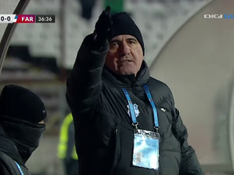 
	Gică Hagi, enervat de un cameraman în timpul meciului cu Dinamo
