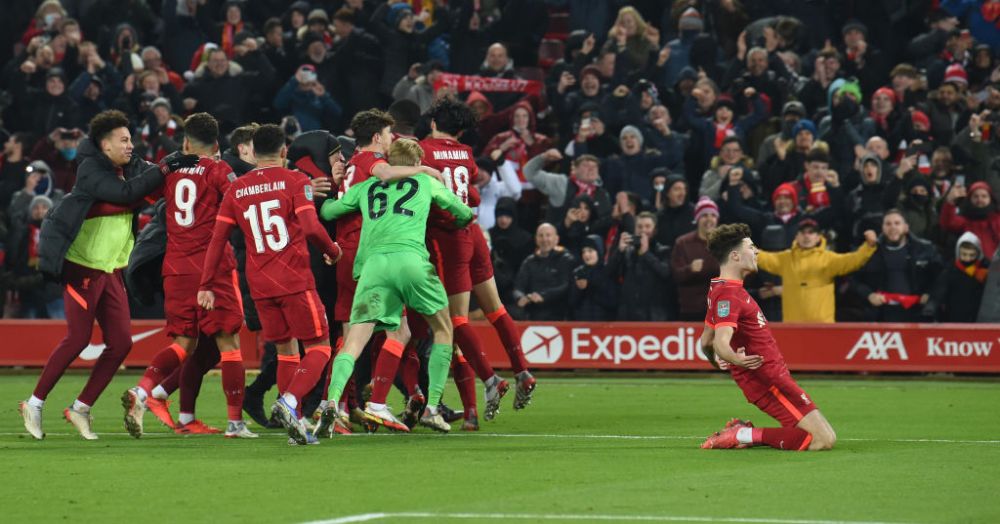 Liverpool, calificare dramatică în semifinalele Cupei Ligii Angliei, fără Salah și Mane. Ce a făcut Jurgen Klopp la pauză_2