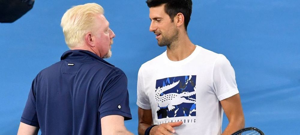 Novak Djokovic l-a prins pe contre pied chiar și pe fostul său antrenor, Boris Becker. Reacția germanului