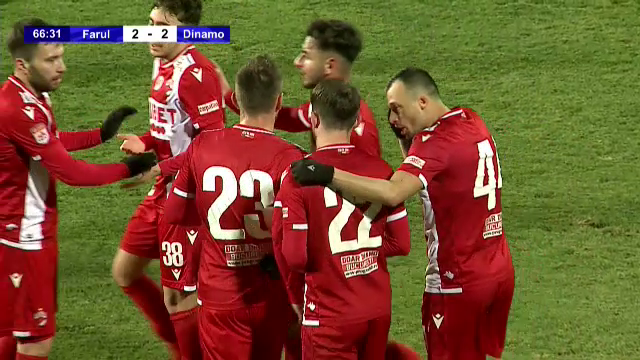 Farul - Dinamo 2-2! Goluri spectaculoase în cel mai tare amical al iernii disputat în România_3