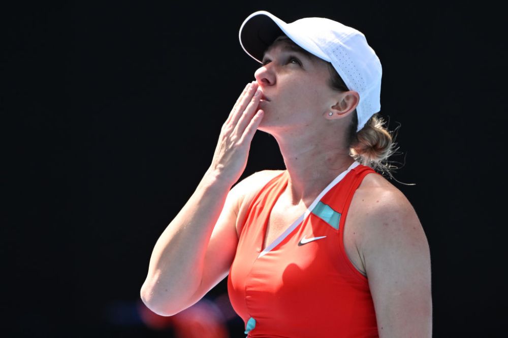 „The Lady in Red” Simona Halep a făcut spectacol în turul 1 la Melbourne, amintind de tenisul ofensiv prestat în 2018_2
