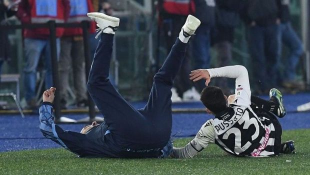
	Faza zilei vine din Italia! Sarri, făcut K.O de un adversar în meciul Lazio - Udinese
