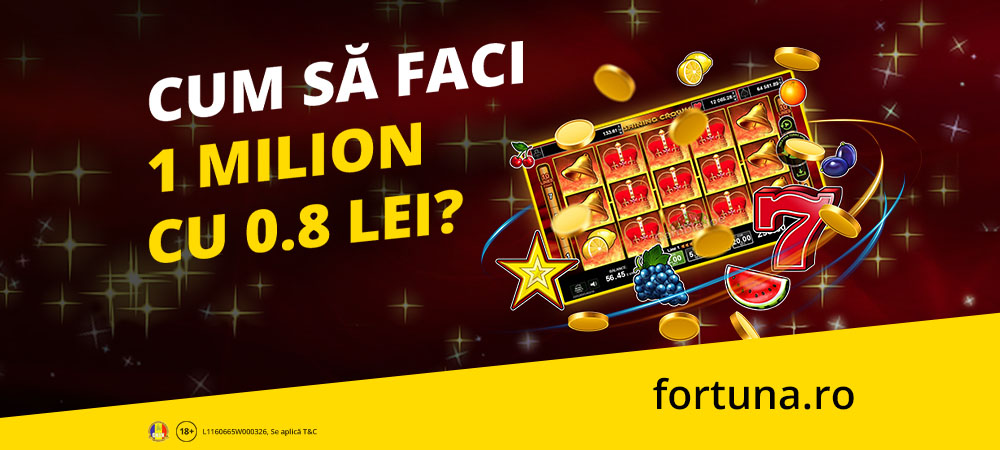 (P) Cum să faci 1 milion (aproape 1 milion)? Cu 0.8 lei