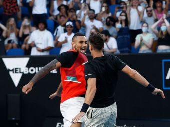 
	Publicul a erupt ca pe Maracana: Nick Kyrgios și prietenul său din copilărie au spulberat liderii ATP la Australian Open
