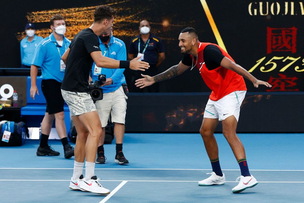 Publicul a erupt ca pe Maracana: Nick Kyrgios și prietenul său din copilărie au spulberat liderii ATP la Australian Open_3