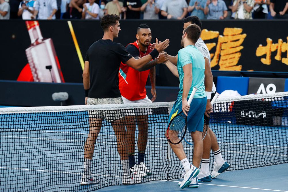 Publicul a erupt ca pe Maracana: Nick Kyrgios și prietenul său din copilărie au spulberat liderii ATP la Australian Open_6