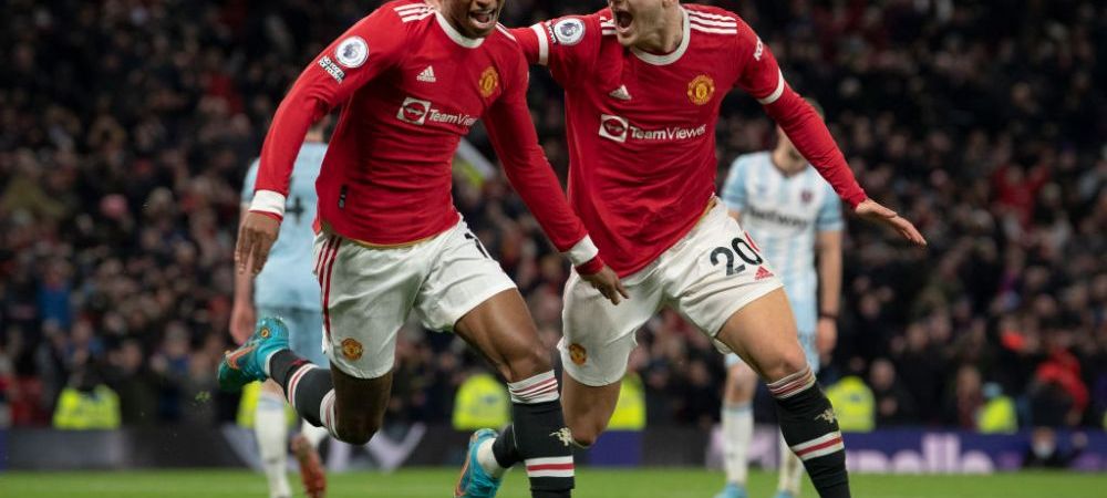 United, victorie la limită în ultimul minut de prelungiri dintr-un gol controversat. Diavolii roșii au urcat pe patru