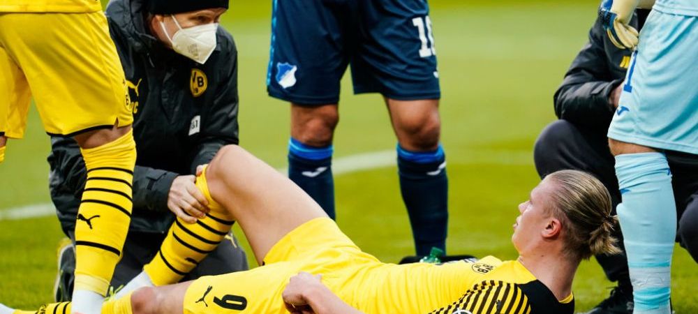 Erling Haaland accidentare Erling Haaland Borussia Dortmund