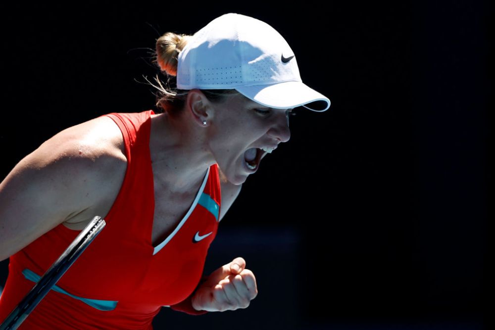 Australian Open o laudă pe Simona Halep: „A salvat mingi de meci ca o campioană desăvârșită!” Imaginea zilei vine din acest meci _8