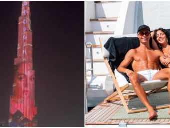 
	Ronaldo a luminat Burj Khalifa cu chipul Georginei, chiar de ziua ei! Spectacol pe cea mai înaltă clădire din lume
