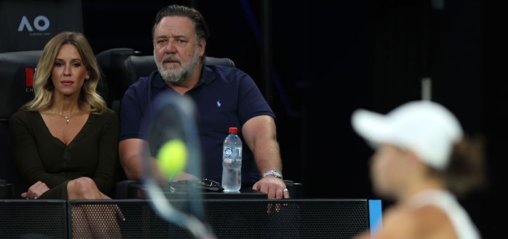 „Gladiatorul australian”: Russell Crowe, spectator la finala Australian Open: cum a reacționat când Barty a câștigat_10