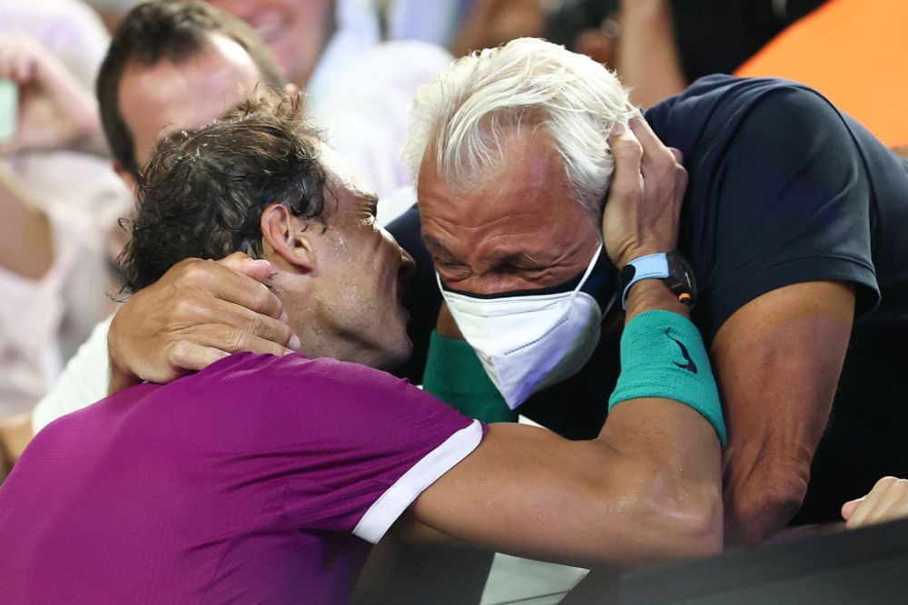 Și băieții plâng câteodată! Rafael Nadal, bucurie în lacrimi, alături de tatăl său, Sebastian, la Melbourne_11