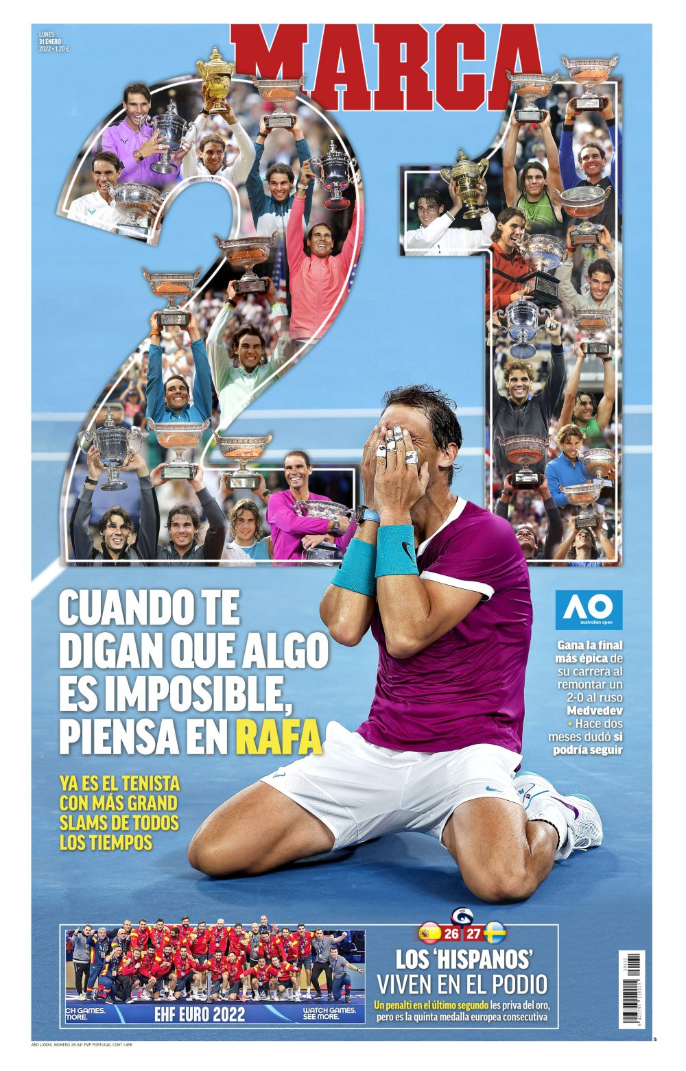„Când îți spun că e imposibil, gândește-te la Rafa!” Primele pagini ale marilor ziare europene omagiază victoria lui Nadal_21