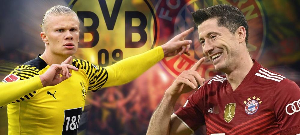 Erling Haaland Bayern Munchen Borussia Dortmund Robert Lewandowski