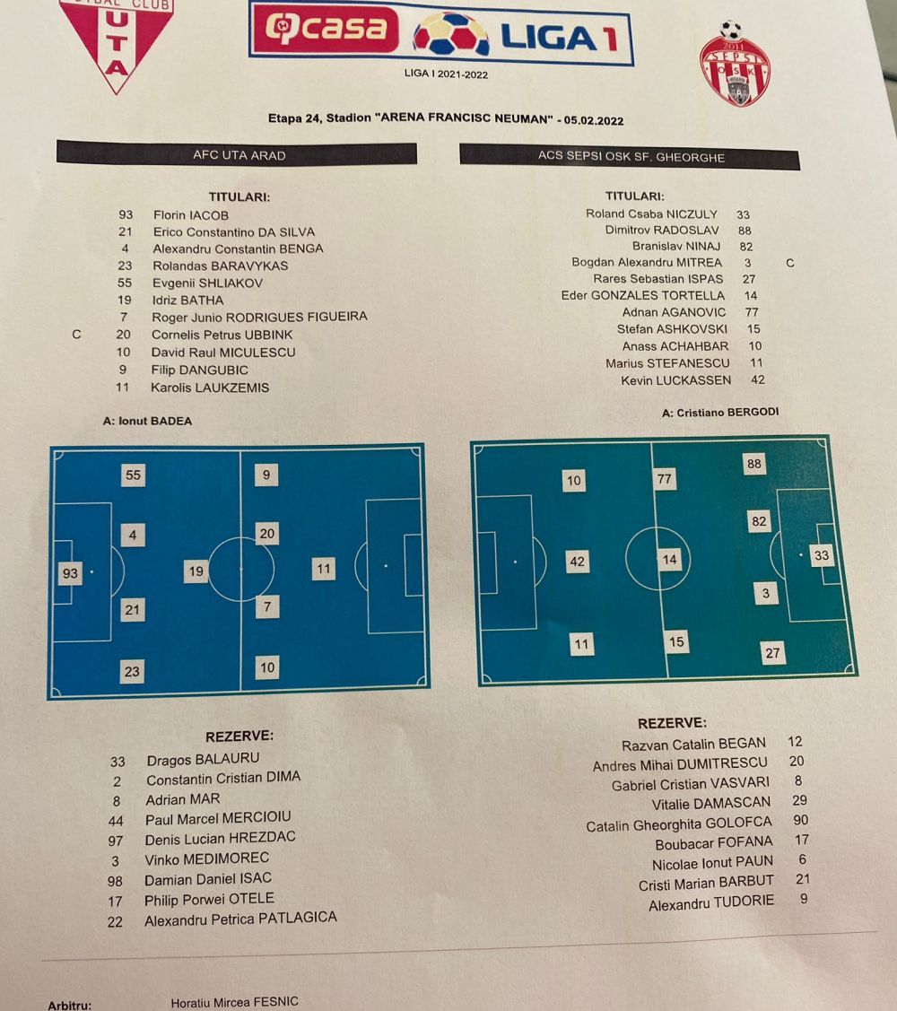 UTA Arad - Sepsi 1-0. Miculescu îi aduce victoria lui Ionuț Badea, aflat la primul meci pe banca arădenilor_2
