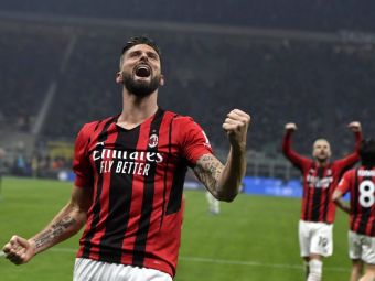 
	Olivier Giroud, decisiv în derby-ul Inter-Milan 1-2. Lupta pentru titlu rămâne strânsă în Serie A după succesul &quot;Rossonerilor&quot;
