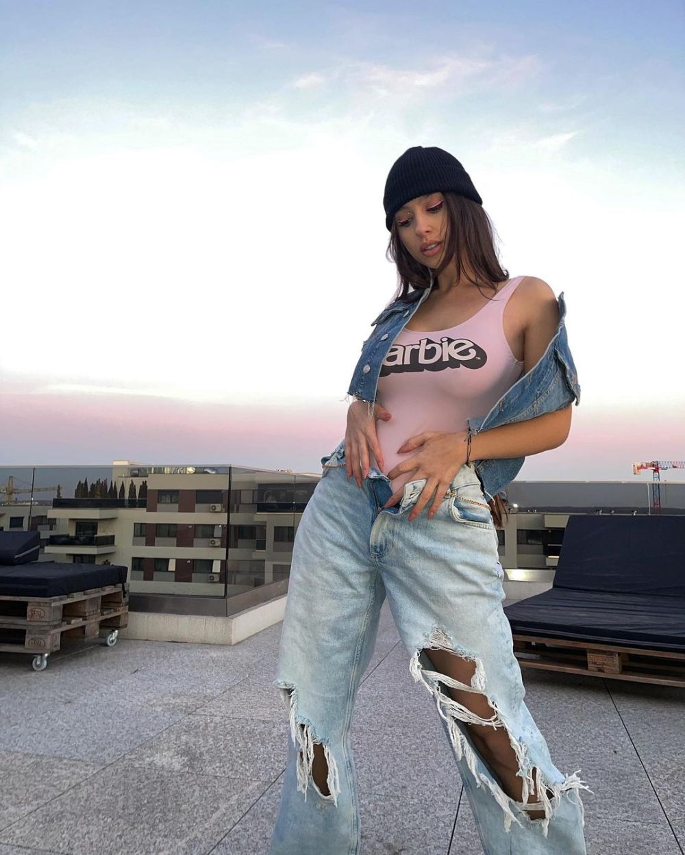 Iubita lui Florinel Coman, forme spectaculoase a la Kim Kardashian. Gigi Becali a dezvăluit că Ioana este însărcinată _30