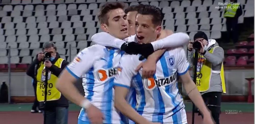 Dinamo - Universitatea Craiova 1-6! Chesneau s-a făcut de râs la al doilea meci pentru Dinamo! „Câinii”, umiliți de olteni. Atanas Trică, primul său gol în Liga 1_4