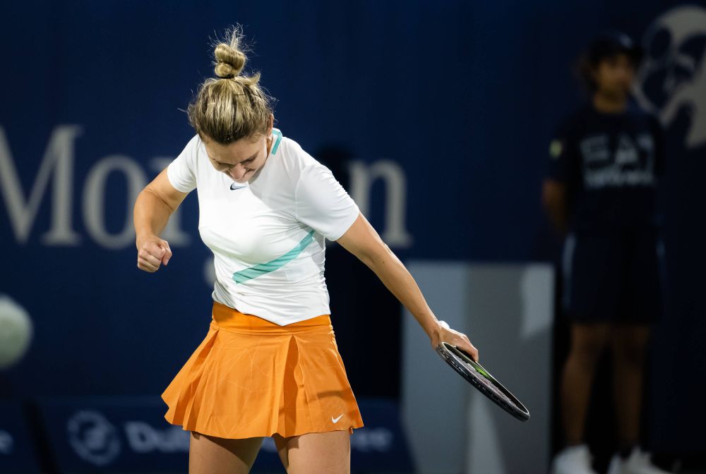 Calificată în semifinale, dubla campioană a turneului de la Dubai, Simona Halep nu se gândește la trofeu: „E prea departe.”_12