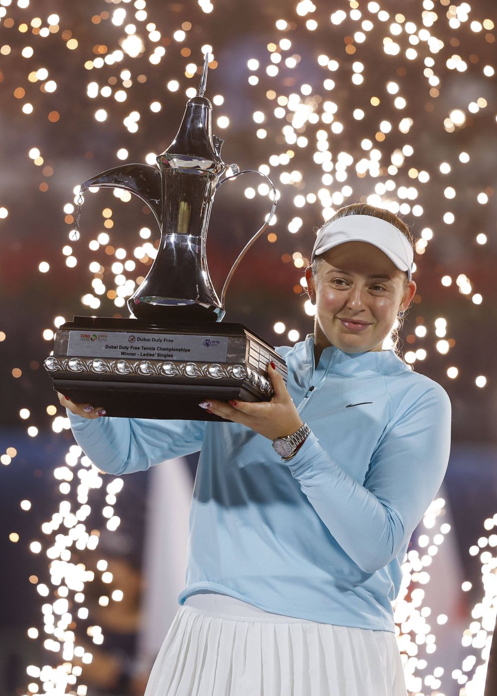 Devoratoarea Jelena Ostapenko! Letona a câștigat turneul de la Dubai, după o finală excelentă_2