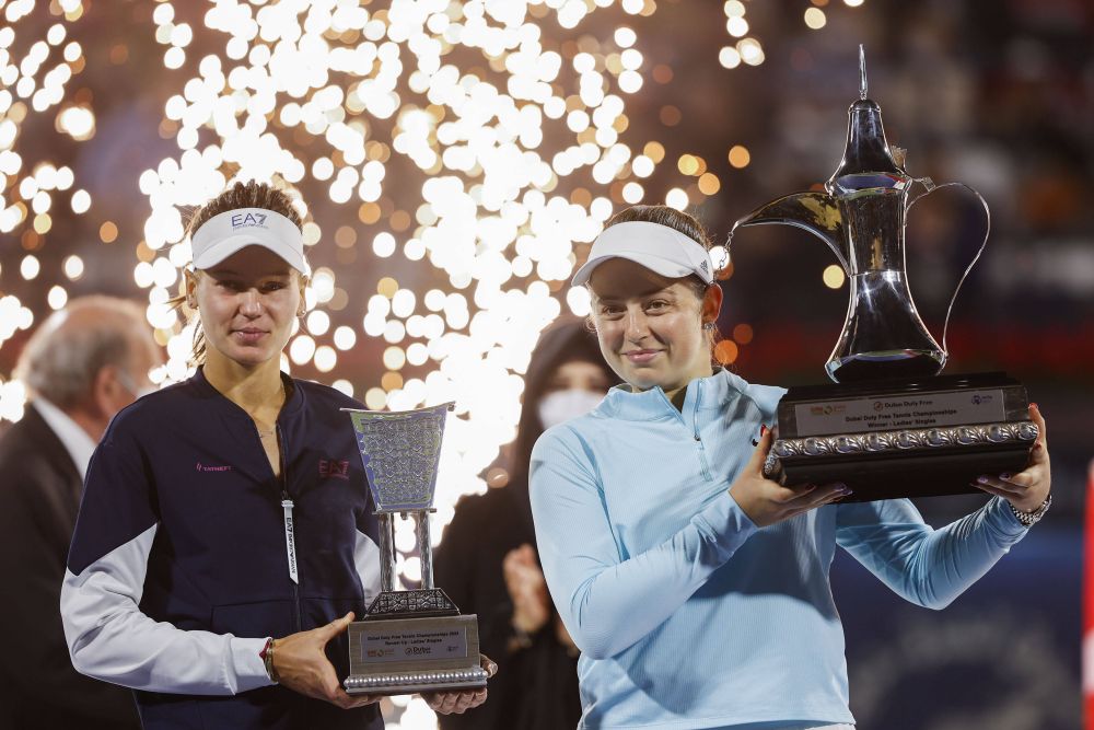 Devoratoarea Jelena Ostapenko! Letona a câștigat turneul de la Dubai, după o finală excelentă_3
